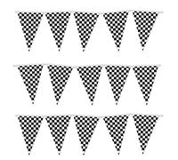 Racing/Checkered Flag/Grand Prix Party Bunting: Various Lengths (6m)