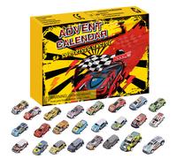 (Racing) Christmas Minecraft Figures 24 Days Countdown Advent Calendar Toys Surprise Xmas Gifts