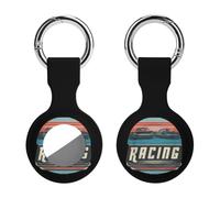 Racing Compatible with Airtag GPS Cases 1PCS | Holder Protector Anti-Scratch Portable Accessory with Keychain