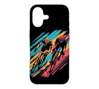 Racing Cyclist Graffiti Bicycle Bike Race Case for iPhone 17