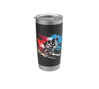 Racing Cyclists Drawing Bicycle Stainless Steel Insulated Tumbler