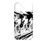 Racing Cyclists Graffiti Biker Case for iPhone 17