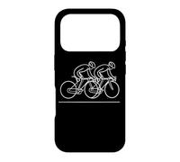 Racing Cyclists Line Art Cycling Competition Case for iPhone 17 Pro