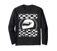 Racing DAD Father of Young Race Driver Pit Crew Racing Team Long Sleeve T-Shirt