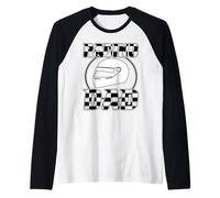 Racing DAD Father of Young Race Driver Pit Crew Racing Team Raglan Baseball Tee