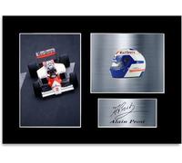 Racing Driver Alain Prost World Champion Signed Photo Display Mount Poster A4