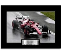 Racing Driver Charles Leclerc 2025 Signed Photo Display Mount A4 Poster For Racing Fans And Supporters