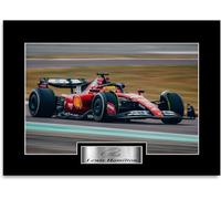 Racing Driver Lewis Hamilton 2025 Signed Photo Display Mount A4 Poster For Racing Fans And Supporters