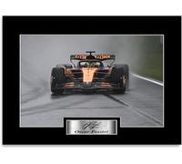 Racing Driver Oscar Piastri 2025 Signed Photo Display Mount A4 Poster For Racing Fans And Supporters