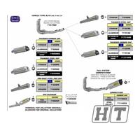 Racing exhaust manifold 4: 2: 1 Arrow without ABE