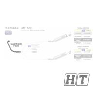 Racing exhaust manifold for exhaust silencer Arrow with ABE