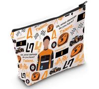 Racing Fans Cosmetic Bag, Formula 1 Makeup Bag, Racing Lover Gifts for Women Zipper Pouch Bag Racing Merchandise F1 Racing Aesthetic Cosmetic Bag - Ok What Damage Do You Have Talent