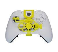 Racing Games Mini Steering 3D printing Wheel Auxiliary Controller Game Joystick Simulator Gamepad For Xboxone/X/S/Elite (yellow)