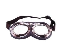 Racing Glasses Ski Goggles Retro motocross helmet aviator goggles jet vintage motorcycle scooter glasses off road glasses(Clear lens)