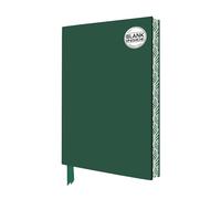 Racing Green Blank Artisan Notebook (Flame Tree Journals)