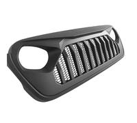Racing Grills Compatible With 2018-2023 Jeep Jl Wrangler Top-level Off-road Grill Grille Trim Front Bumper Accessories(Matte Black)