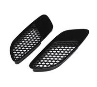 Racing Grills For BMW E90 E91 E92 E93 M3 Air Intake Cover Glossy Black/Carbon Fiber Engine Hood Vent Louvers Air Scoop Bonnet Vent Cover Front Bumper Grille(Glossy Black)