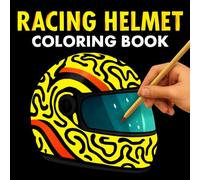 Racing Helmet Coloring Book: A bold and creative colouring experience for teens and adults who love racing culture, dynamic patterns and creative drawing