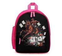 Racing Horse Poker Dollar Small Travel Backpack for Laptop Casual Daypack Lightweight Bag for Camping Work