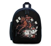 Racing Horse Poker Dollar Small Travel Backpack for Laptop Casual Daypack Lightweight Bag for Camping Work