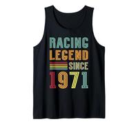 Racing Legend 1971 54 Years Motorsports 54th Birthday Racer Tank Top