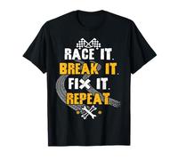 Racing Mechanic Gift Race It Break It Fix It Design T-Shirt