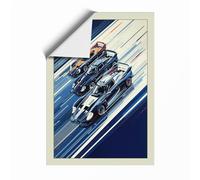 Racing Momentum Modern Unframed Wall Art Print A4 (29.7×21cm), Wall Decor for Living Room, Bedroom, Office & Home, Art Gift