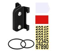 Racing Number Plate Mount for Bike - Sturdy Double Screw Bicycle Number Holder, Universal Mounting Bracket for Road and City Bikes | For Cycling Races Training Events And Performance Use