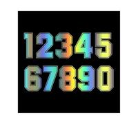 Racing Numbers Custom 0 1 2 3 4 5 6 7 8 9 Car Stickers Vinyl Decal Motorcycle Decorative Accessories Choose Your Number(3,30 cm)