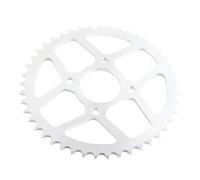 Racing Rear Sprocket 520 Steel | Semi Gloss Silver Zinc Finish for ATV/Off - Road Motorcycle | Small Footprint Universal Fit Motorcycle Sprocket