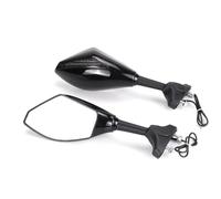 Racing Rearview Mirrors With Turn Signals For Aprilia GPR125 RS125 RSV4 Factory RSV4R RSV4 RF RSV4 RR OUSDUO(Black)