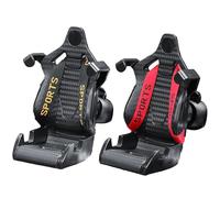 Racing Seat Mobile Holder, 360° Rotation Seat Shape Phone Holder, 1/2 Car Seat Shaped Phone Stand, Seat Shape Phone Mount, Car Vent Holder, Car Vent Phone Mount for Navigation and Phone Holding