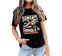 Racing Shirt Women Checkered Flag Racing Shirts Race Day Car Casual Unisex Short Sleeve Tee Tops