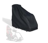 Racing Simulator Cockpit Cover, 600D Waterproof Protective Covers, L53" x W23" x H43.5" inches Fits most brands of racing simulator cockpit stands (Cover only; simulator stand sold separately)