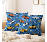 Racing, Sports, Dynamic Cushion Covers Set of 2 Pack 50 x 30 CM - No Pillow Insert Decorative Covers Racetracks, Chequered Flags, Lightnings for Sofa Bed Couch Outdoor Home Decorations