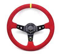 Racing Steering Wheel 14inch Red Deep Dish Universal Racing Car Rally Drift Sport Steering Wheel