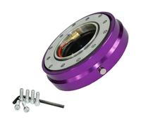 Racing Steering Wheel 6 Hole Steering Wheel Quick Release Hub Adapter Snap Off Boss Kit(Purple)
