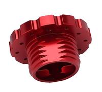 Racing Steering Wheel Adapter, Gaming Aluminum Adapter for T300 T500 TX with Collars, for Momo, Sparco, Luisi, NRG PCD mm (Red)