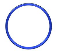 Racing Steering Wheel For A1 A3 A4L A6L Q3 Q5 8P S3 A4 B6 B7 A5 A6 Q5 Q7 Car Steering Wheel Center Trim Stickers(Round Blue)