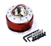 Racing Steering Wheel Quick Release Hub For Racing Sport Steering Wheel(Silver - red)