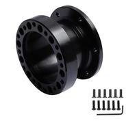 Racing Steering Wheel Steering Wheel Hub Boss Kit Adapter Spacer 51mm 76mm 101mm(BLack51mm)