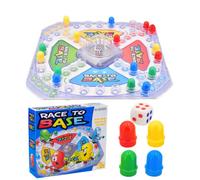 Racing Style Family Board Game Colourful Plastic Medium