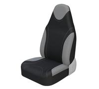 Racing Style Integrated Front Bucket Seat Cover Flat Cloth Auto Accessories Universal For Lada For LARGUS Car Seat Covers(GRAY 1PCS)
