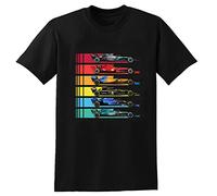 Racing T-Shirt Fans Mens Tops Cotton Ayrton Senna Sennacars Car Team Tees Male Black XL