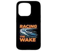 Racing The Wake Drag Boat High Speed Water Action Case for iPhone 15 Pro