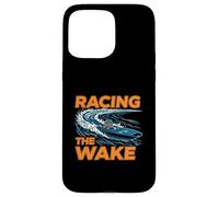 Racing The Wake Drag Boat High Speed Water Action Case for iPhone 15 Pro Max