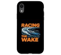 Racing The Wake Drag Boat High Speed Water Action Case for iPhone XR
