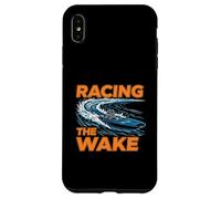 Racing The Wake Drag Boat High Speed Water Action Case for iPhone XS Max