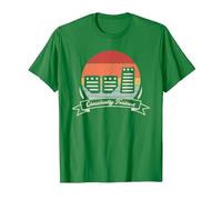 Racing Three Pedals Classically Trained Manual Transmission T-Shirt, Men, Kelly Green, Medium