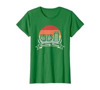 Racing Three Pedals Classically Trained Manual Transmission T-Shirt, Women, Kelly Green, Large